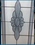 patina caming decorative glass in wooden door made in China
