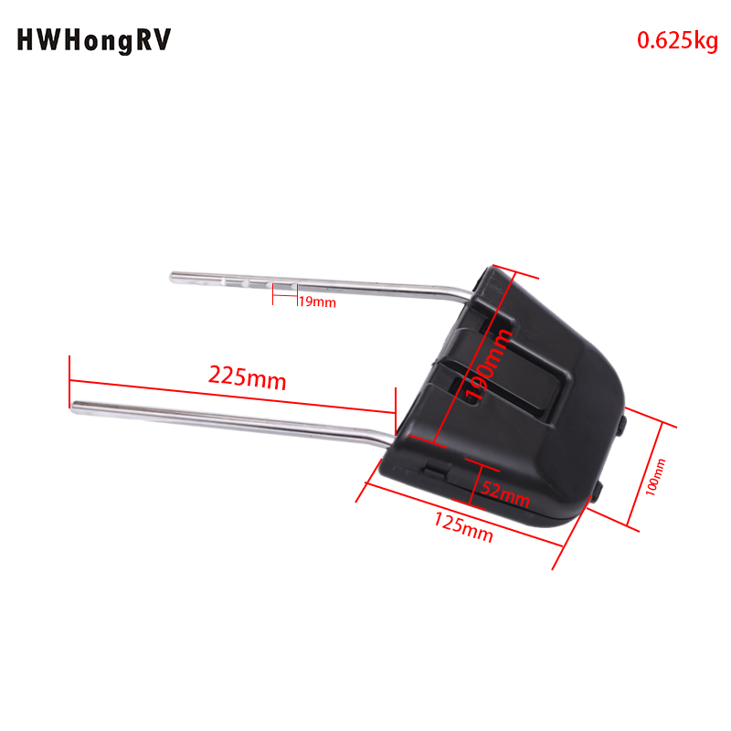 car seat headrest hardware parts wit plastic parts for the Van and RV seats frame