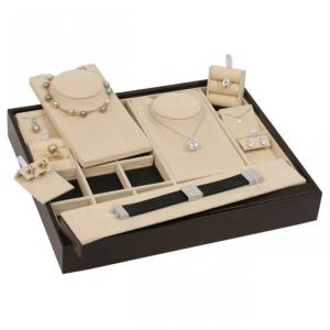 Quality Multi Function Jewelry Display Stands Stackable Jewelry Trays For Pendant And Watch wholesale