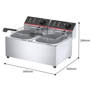 Quality Commercial Electric Deep Fryers pressure fryer Product outside dimension 545x415x285mm wholesale