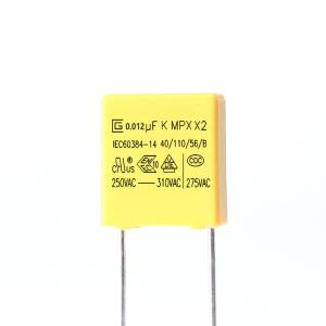 Quality 0.012UF MKP X2 Safety Capacitor Self Healing Property​ High Insulation Resistance wholesale