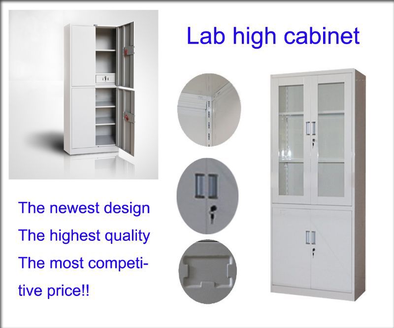 Aluminum Wood Biology Lab Furniture Large Storage Space CE approved