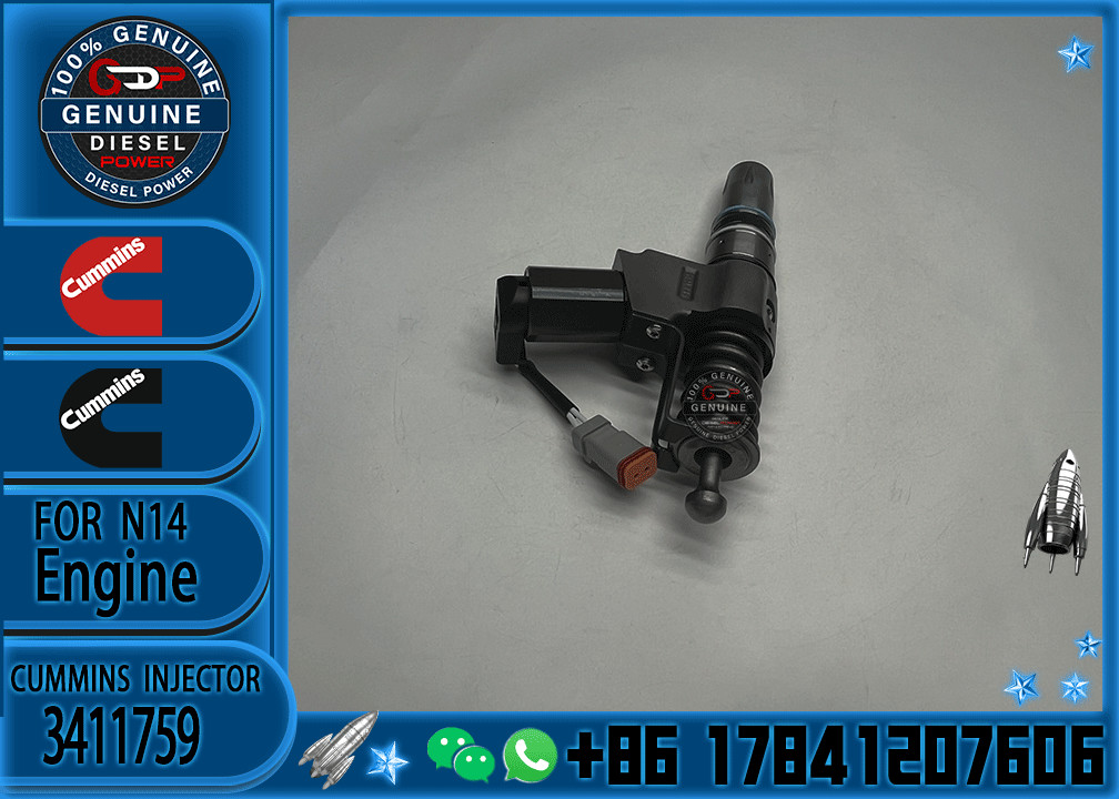 Common Rail Fuel Injector 4307795 3411767 3411759 3411381 For Cummins QSN14 N14 Engine