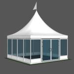 Pogada Aluminum Frame Tent With Glass Walls Party Events Customed