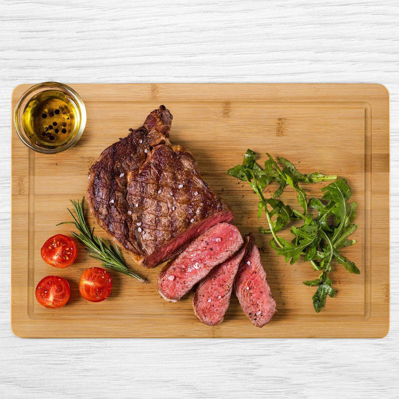 Sustainable Bamboo Chopping Board with Juice Groove The Perfect Addition to Your Kitchen