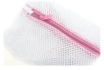 Double folding laundry bag mesh