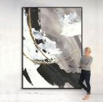 6 Color Hand Painted Oil Painting Abstract Handmade for Nordic Living Room