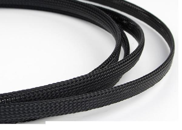 Expandable Flexible Braided Wire Covers Polyester Monofil Fire Resistant Cable