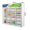 Buy cheap Elegant 50Hz Commercial Drink Cooler , 980w Glass Door Display Fridge from wholesalers