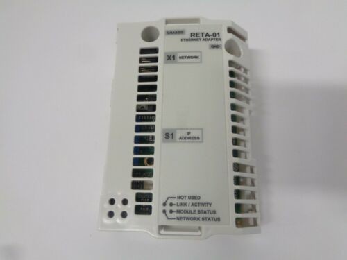 RETA-01 is a 1-port Ethernet adapter module supporting two communication protocols,brand new and original.