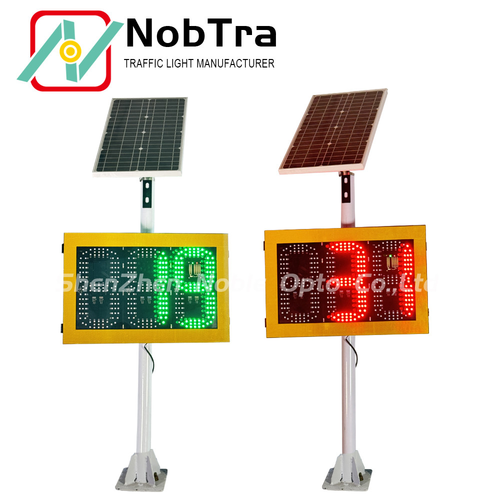 Three Digit IP54 Waterproof Traffic Sign with 200 Meters Radar Detection