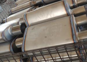 Quality Universal 409 1.5mm Stainless Steel Exhaust Muffler For Car wholesale