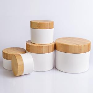 Quality Hand Cream 250ml/8OZ ODM bamboo Plastic Container Jars wholesale