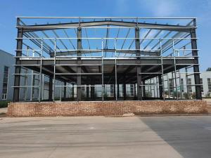 Quality Double Storey Q235B Q345B Metal Steel Prefab Buildings Anti Corrosion wholesale