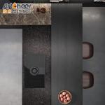 RTA Kitchen Cabinet Complete Walnut European Style Luxury Black Wood Designs USA