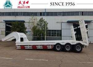 Quality 3 Axle 40 Tons Heavy Duty Low Bed Lowboy Trailer wholesale