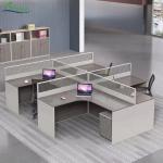 Aluminum Alloy Glass Panel Screen Partition Work Position for and Stylish Office