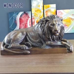 Quality Large Outdoor Bronze Statues Sculpture WONDERS Brass Lion Statue wholesale