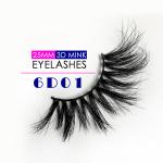 mink false eyelashes 25mm eyelash 3D mink eyelashes for women's makeup