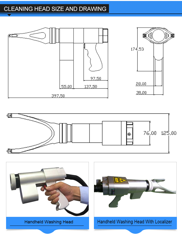 ISO9001 Laser Rust Removal Machine 1000w Rust Cleaning Laser