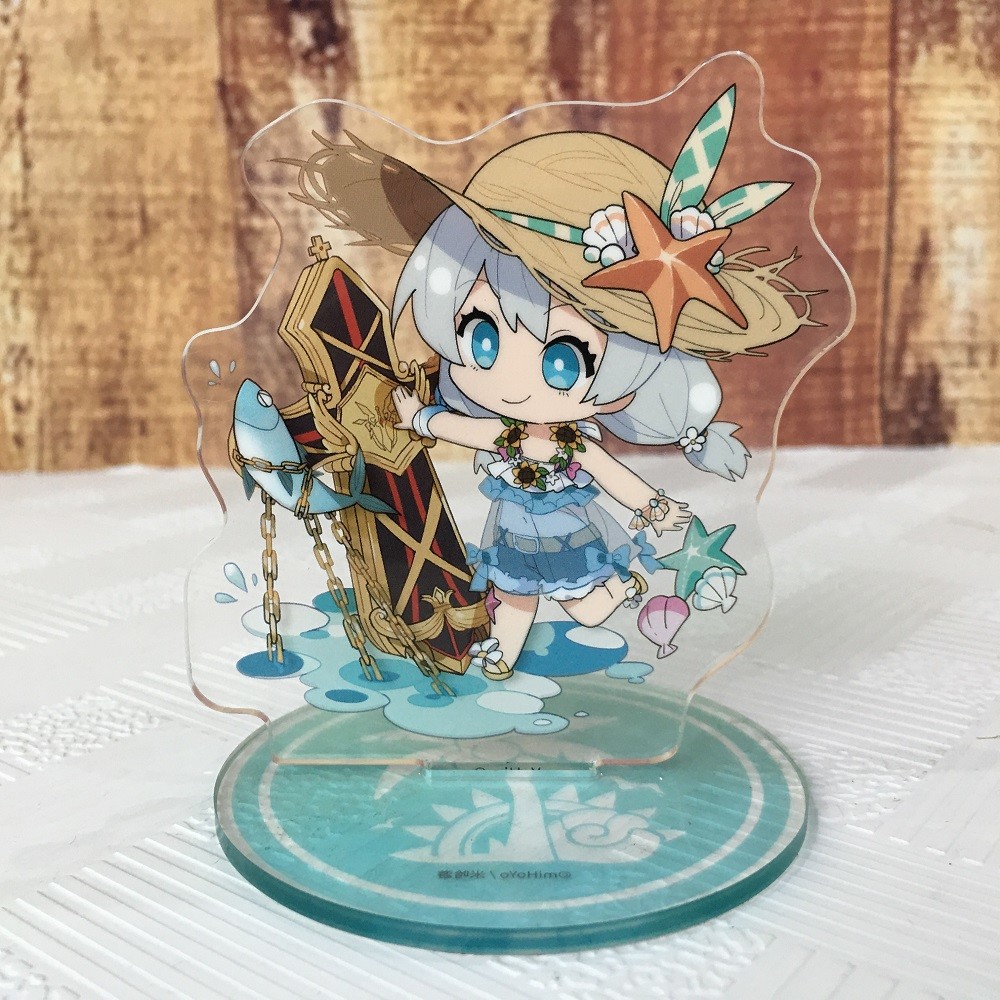 Multifunctional Anime Acrylic Stands Scratch Resistant Logo Customized