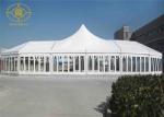 Polygon Large Span Pagoda Party Tent Glass Walls Lightweight Pagoda Wedding Tent