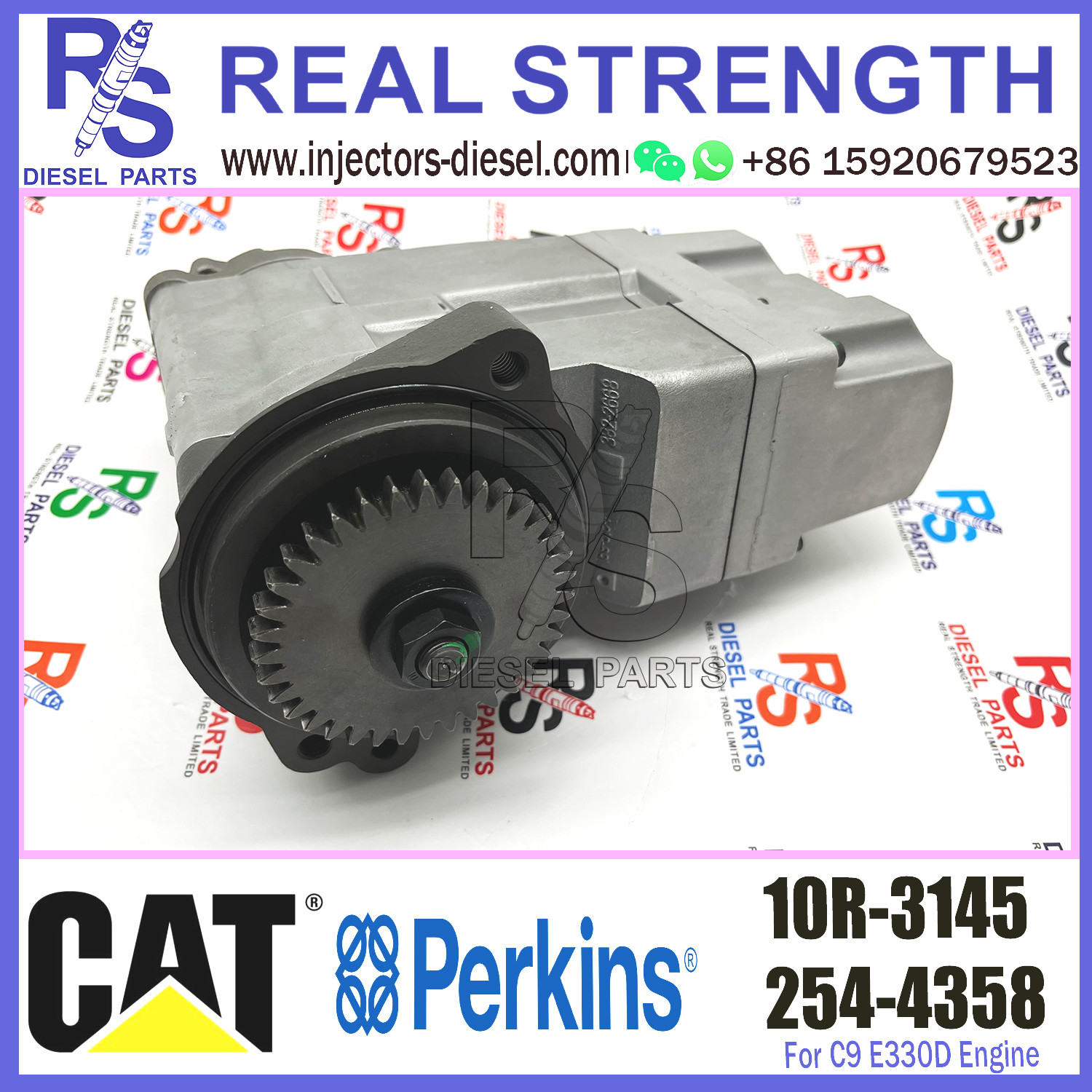 Diesel Fuel Injection Pump 254-4358 10R-3145 For Caterpillar Mechanical C7 C9 Engine