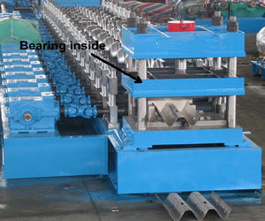Highway Guardrail Roll Forming Machine High Yield Strength Galvanized W Beam