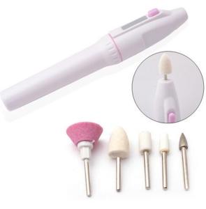Quality portable electric nail drill power by 2 AA Battery wholesale