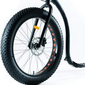 Quality High Speed Kickbike Dog Scooter Black 700C Alloy Outdoor wholesale