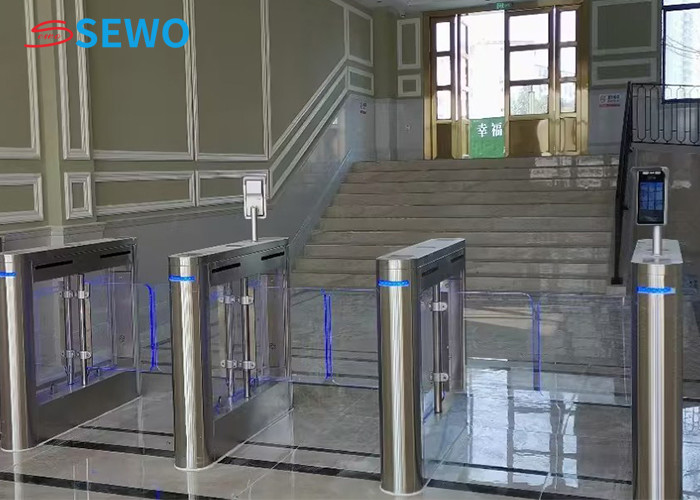 OEM ODM Speed Gate Turnstile Indoor / Outdoor Face Recognition Access Control For Gym