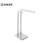 bathroom standing towel bar stainless steel free standing towel rack double t