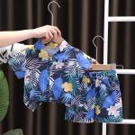 Floral Print 2023 New Beach Style Wholesale Summer baby clothes boy Formal