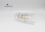 Hot Stamping Plastic Clear Packaging Tubes Without Covers 6.5cm Dia 20cm Height