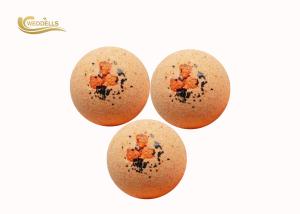 Quality OEM Luxury Bath Bombs , Natural Organic Bath Bombs With Flower Petals wholesale