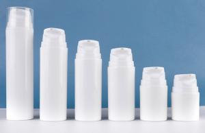 Quality Plastic Cosmetic Airless Pump Bottles 30ml 50ml 100ml 1CC Dosage wholesale
