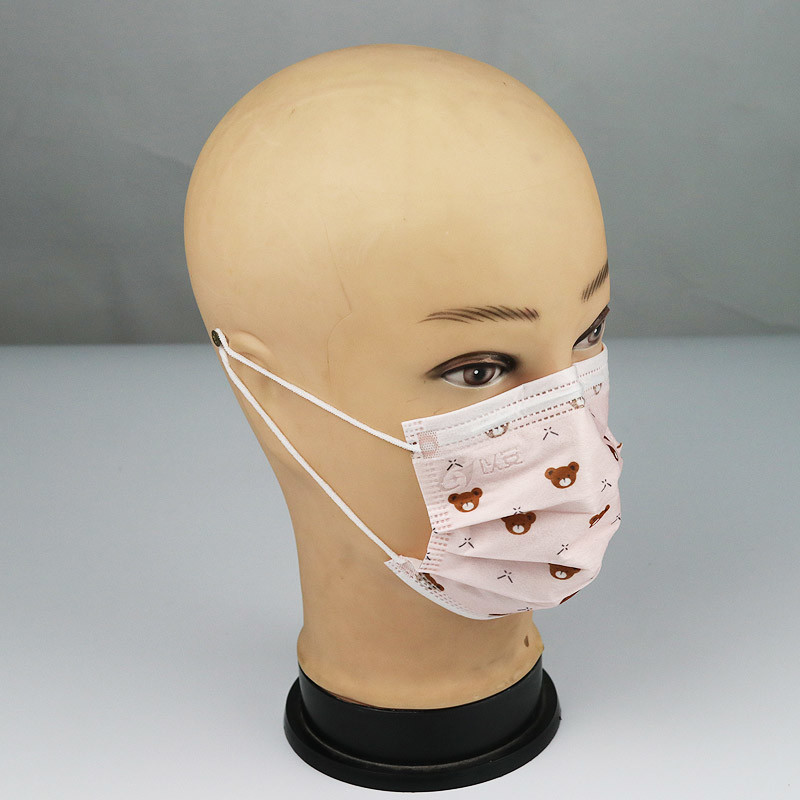 Cute Printed 3 Layers Kids Disposable Face Mask