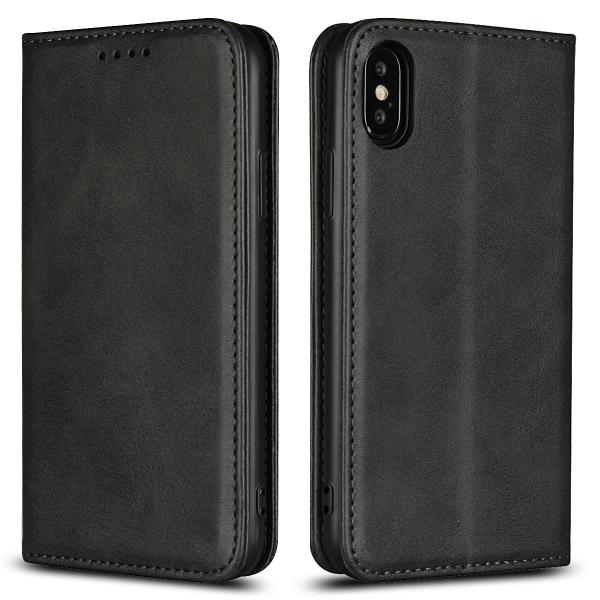 iPhone XS Wallet Case, Premium PU Leather Flip Cover[Kickstand Feature] For