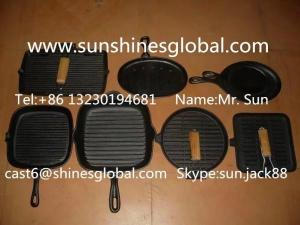 Quality Cast Iron Frying Pan/Cast Iron Skillet &amp;Grill Pan/Cast Iron Camp Oven wholesale