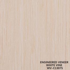 Quality Straight Grain Engineered White Vine Wood Veneer 1307S Slice Cut 2050-3200mm wholesale