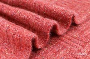 Quality Smooth Light Sequin Knitting Yarn , 1/3.2NM Moistureproof Red Sequin Yarn wholesale