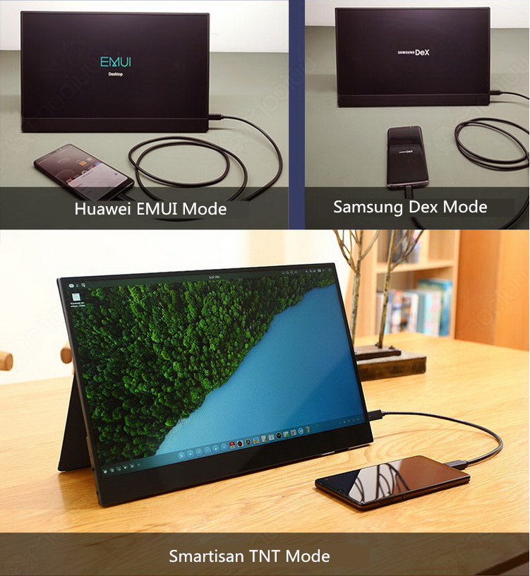 Touchscreen External 15.6inch Portable Monitor HDMI LCD For PS5 ODM