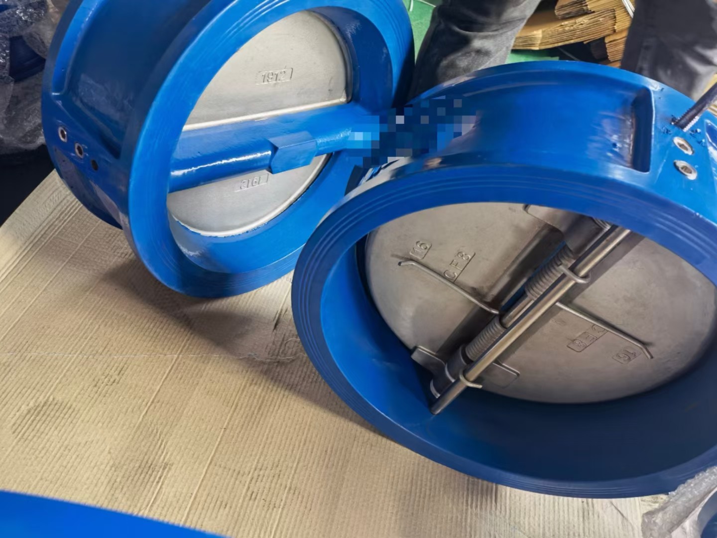 Duo Dual check valve wafer type butterfly check valves