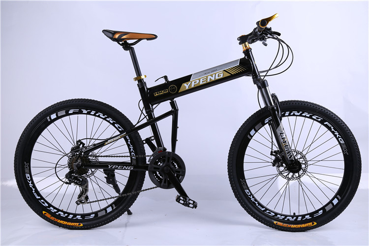 High quality OEM 36 spoke wheel 21 speed 40mm rim black aluminium alloy folding hummer mountain bicicletas