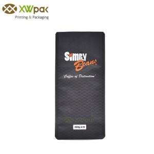 Quality Round Corners Stand Up k Coffee Bags With Valve Flat Bottom Customized Color wholesale
