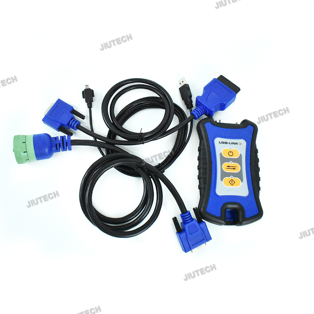 For NEXIQ-3 USB Link 125032 USB for Detroit for vocom Heavy Duty Truck Scanners USB Link+Getac F110 tablet Ready to use