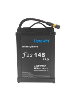 Quality Herewin 14S1P 22000mAh 30C Discharge Sprayer UAV Battery 53.2V wholesale
