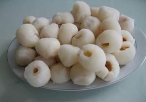 Quality Peeled IQF Individually Quick Frozen Fresh Lychee Without Seed wholesale