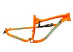 Full Suspension Enduro Aluminum Bike Frame Multi Color With Compatible Wheel