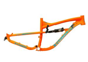 Quality Full Suspension Enduro Aluminum Bike Frame Multi Color With Compatible Wheel wholesale